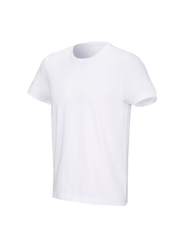 Shirts, Pullover & more: e.s. T-shirt cotton stretch + white 3