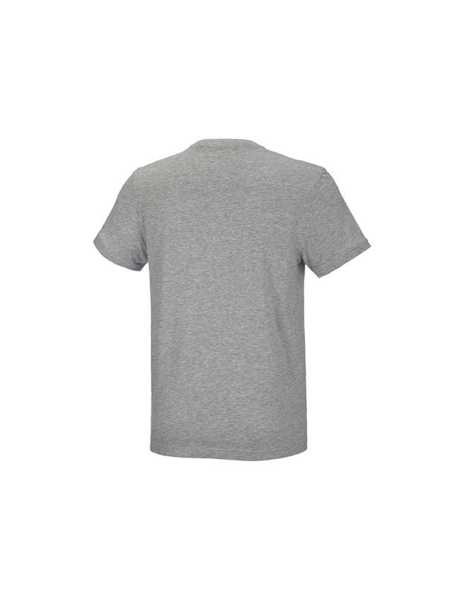 Shirts, Pullover & more: e.s. T-shirt cotton stretch + grey melange 4
