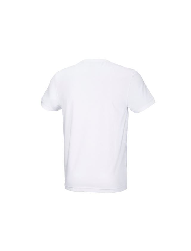 Shirts, Pullover & more: e.s. T-shirt cotton stretch + white 4