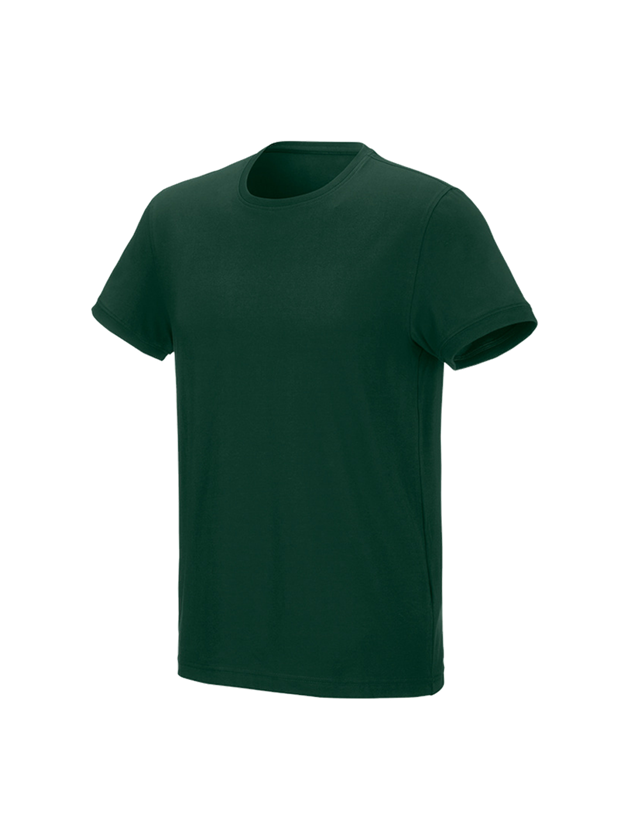Shirts & Co.: e.s. T-Shirt cotton stretch + grün 1