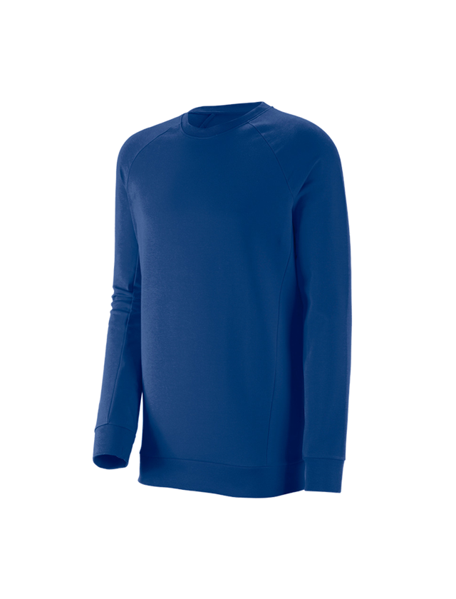Shirts, Pullover & more: e.s. Sweatshirt cotton stretch, long fit + royal 1