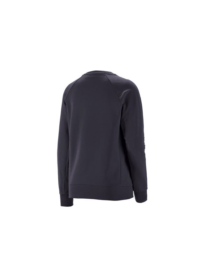 Thèmes: e.s. Sweatshirt cotton stretch, femmes + bleu foncé 4