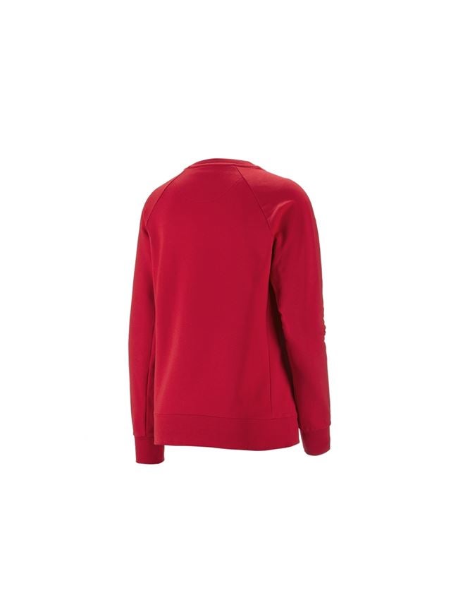 Thèmes: e.s. Sweatshirt cotton stretch, femmes + rouge vif 4
