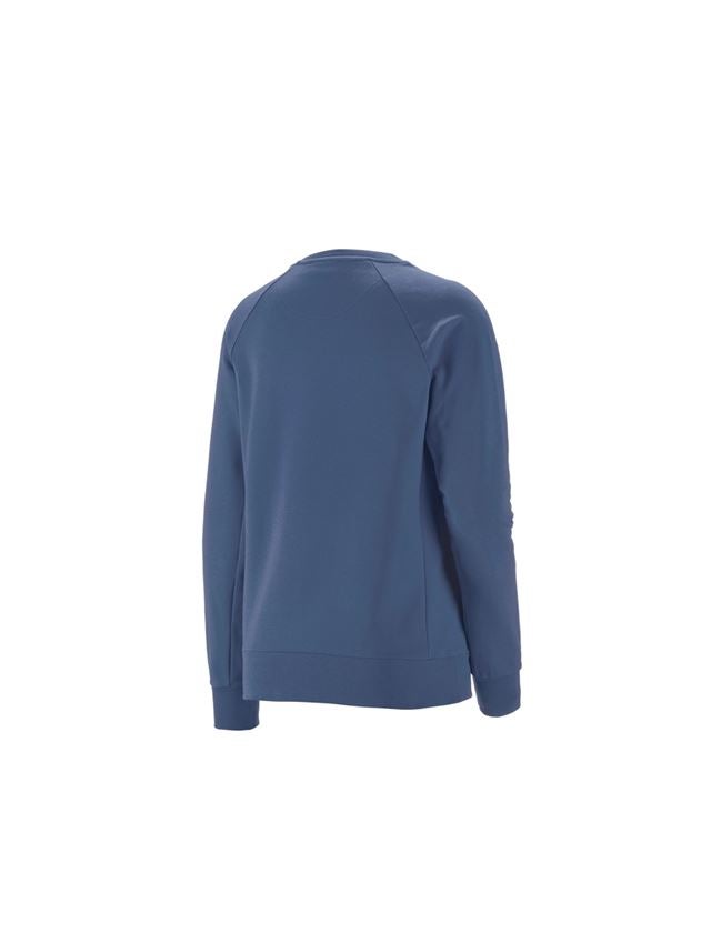 Shirts & Co.: e.s. Sweatshirt cotton stretch, Damen + kobalt 3