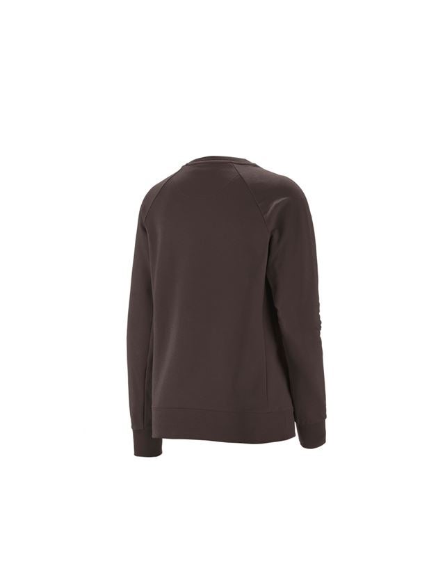 Themen: e.s. Sweatshirt cotton stretch, Damen + kastanie 1