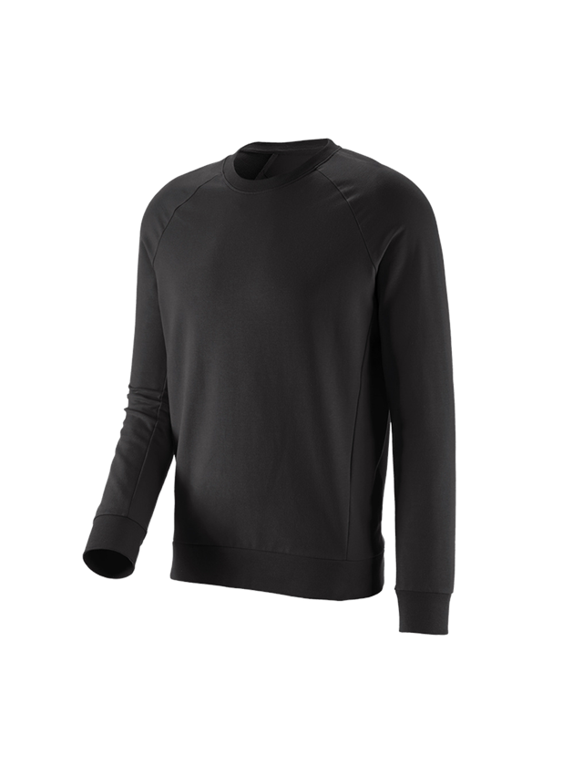 Shirts, Pullover & more: e.s. Sweatshirt cotton stretch + black 1