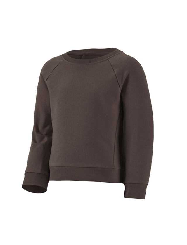 Shirts, Pullover & more: e.s. Sweatshirt cotton stretch, children's + chestnut 1