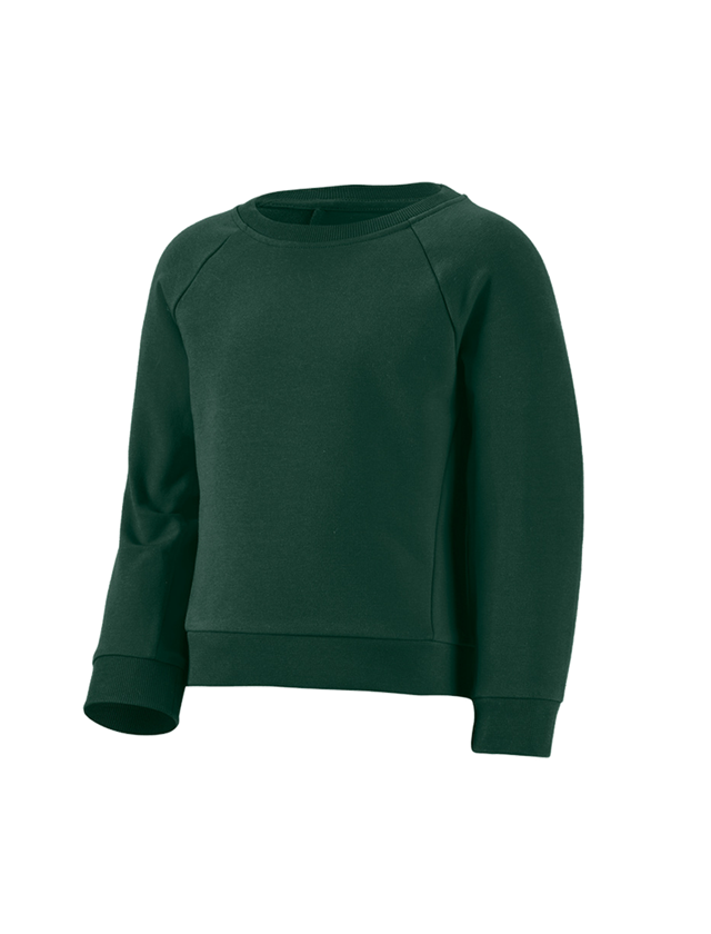 Shirts & Co.: e.s. Sweatshirt cotton stretch, Kinder + grün 1