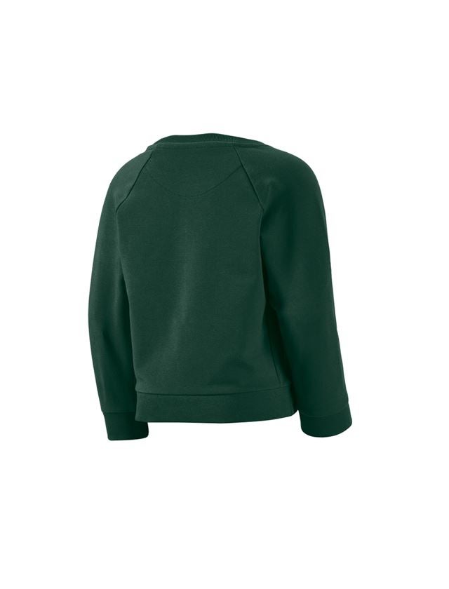 Shirts & Co.: e.s. Sweatshirt cotton stretch, Kinder + grün 2