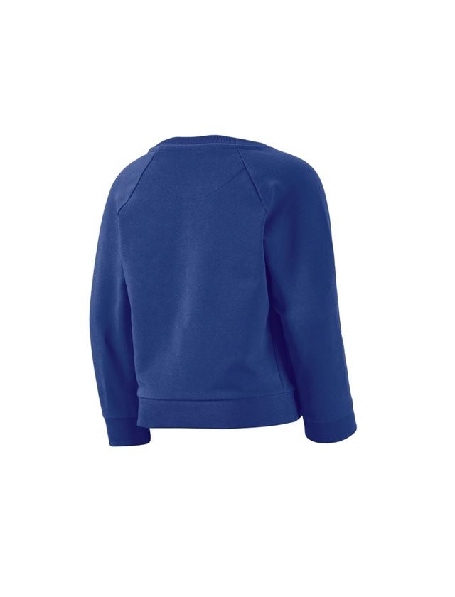 Hauts: e.s. Sweatshirt cotton stretch, enfants + bleu royal 1