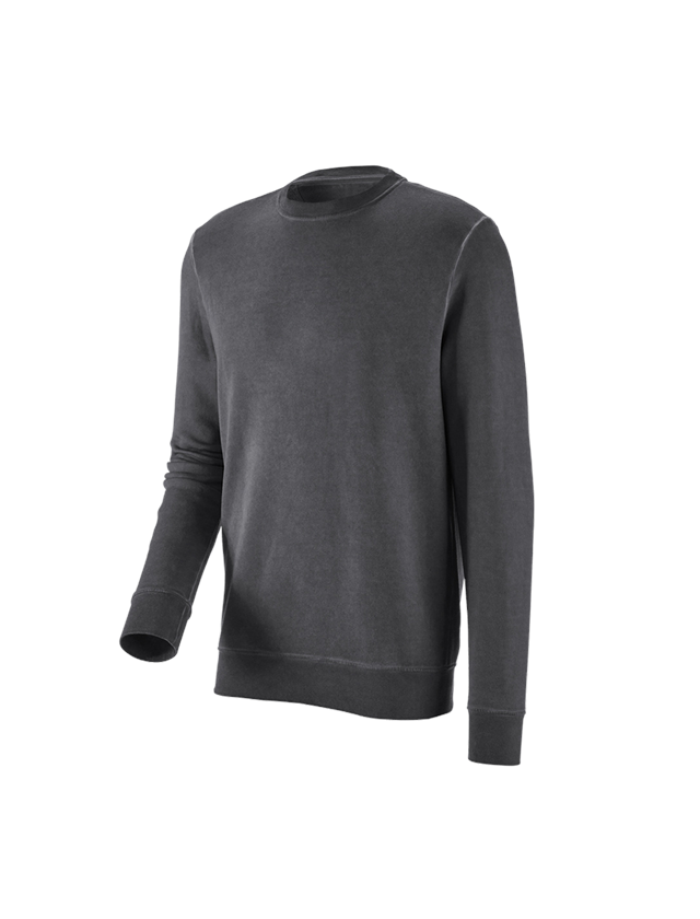 Hauts: e.s. Sweatshirt vintage poly cotton + noir oxyde vintage 2