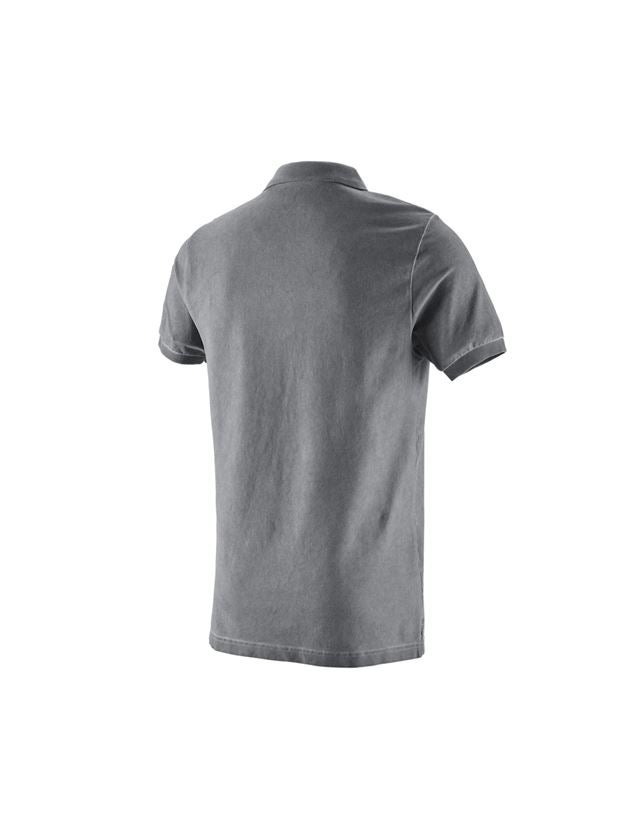 Shirts & Co.: e.s. Polo-Shirt vintage cotton stretch + zement vintage 1