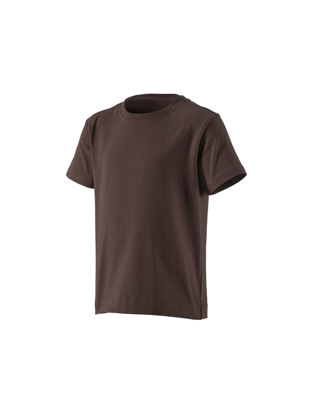 Shirts, Pullover & more: e.s. T-Shirt cotton stretch, children's + chestnut 1