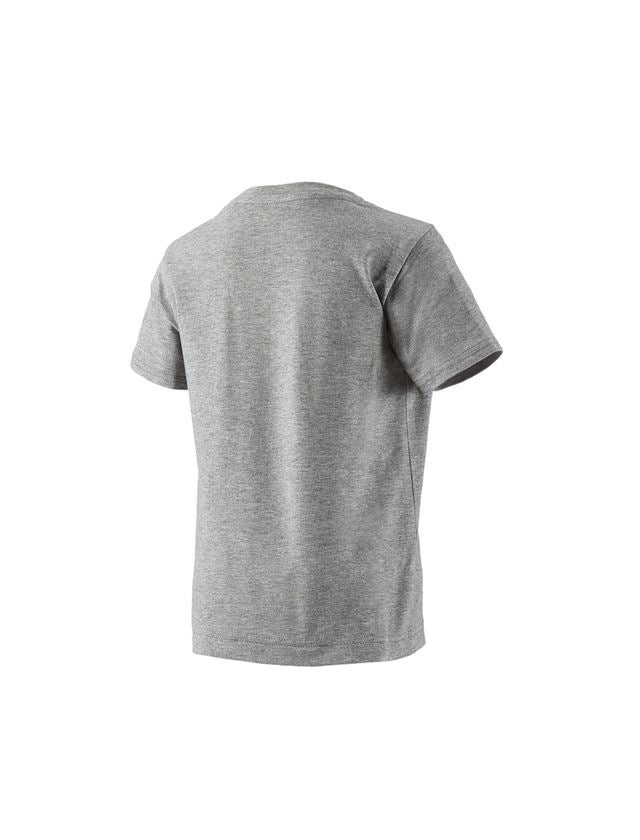 Shirts, Pullover & more: e.s. T-Shirt cotton stretch, children's + grey melange 3