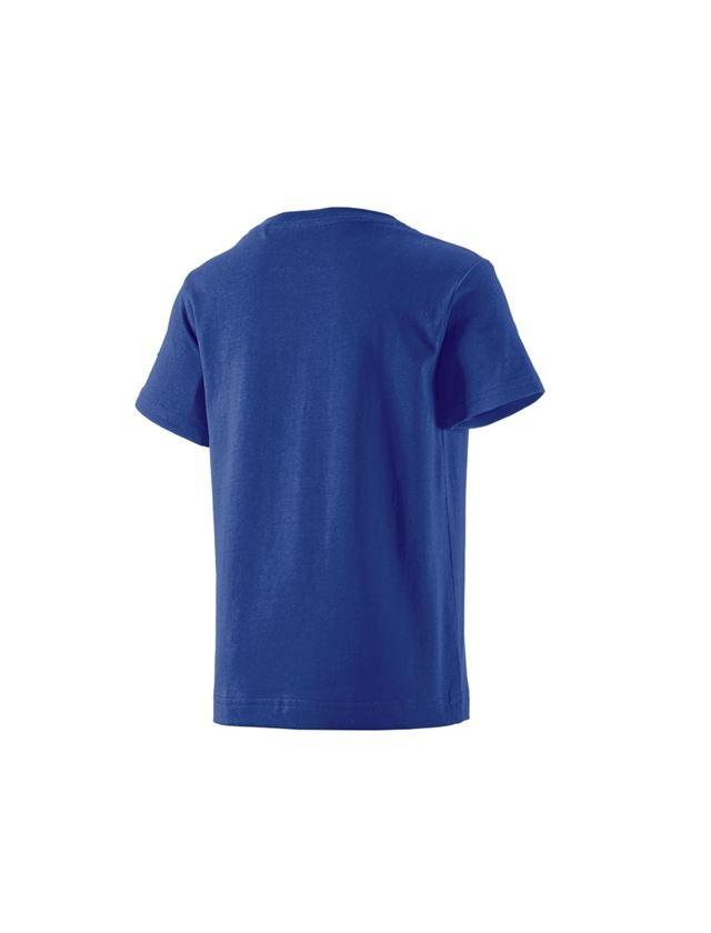 Shirts & Co.: e.s. T-Shirt cotton stretch, Kinder + kornblau 1