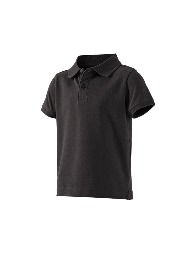 Shirts, Pullover & more: e.s. Polo shirt cotton stretch, children's + black