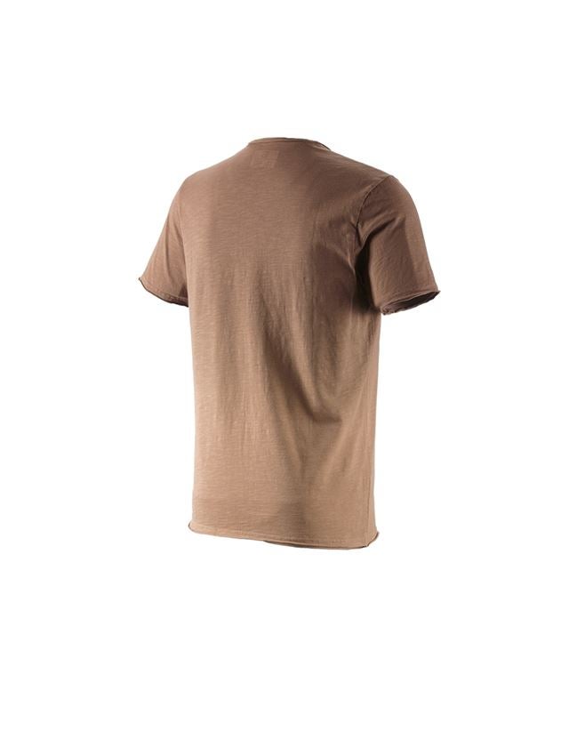 Shirts, Pullover & more: e.s. T-Shirt denim workwear + lightbrown vintage 1