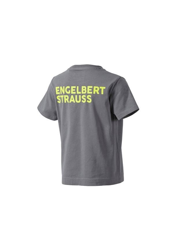 Shirts, Pullover & more: T-Shirt e.s.trail, children's + basaltgrey/acid yellow 1