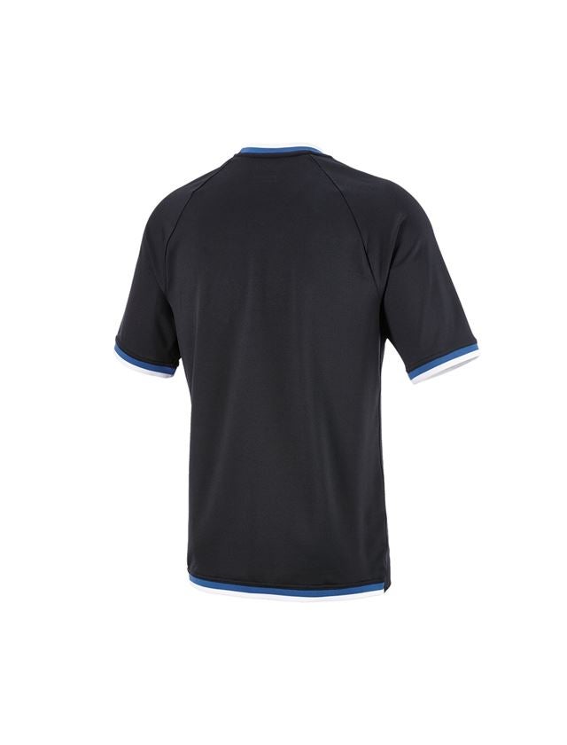 Thèmes: T-shirt fonctionnel e.s.ambition + graphite/bleu gentiane 1