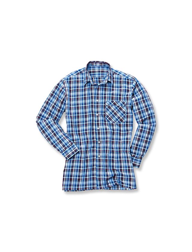 Shirts & Co.: Langarm-Hemd Bremen + blau