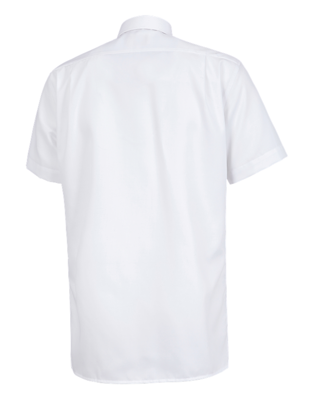 Shirts & Co.: Business Hemd e.s.comfort, kurzarm + weiß 1