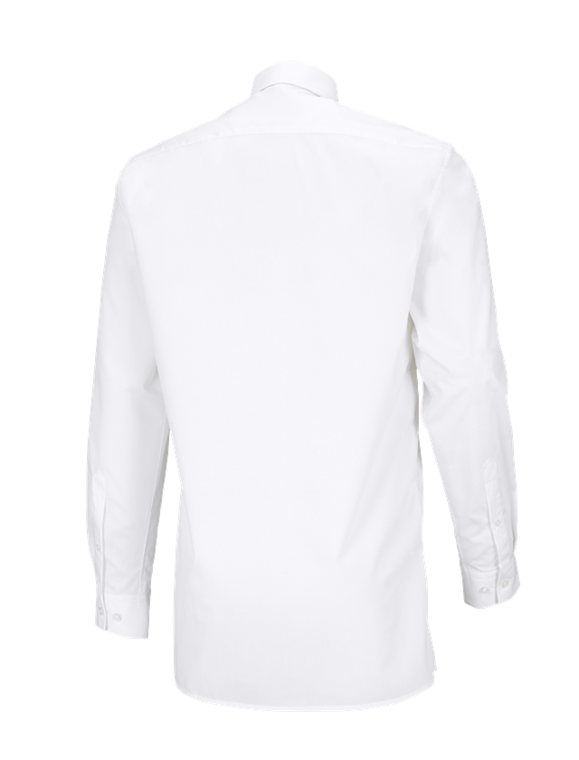 Shirts & Co.: e.s. Servicehemd langarm + weiß 1