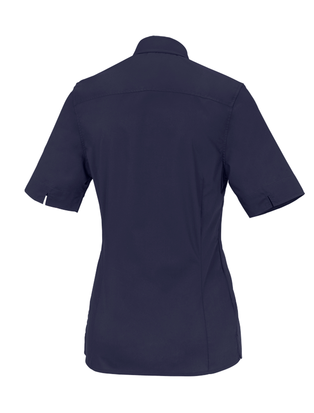 Shirts, Pullover & more: Business blouse e.s.comfort, short sleeved + navy 1