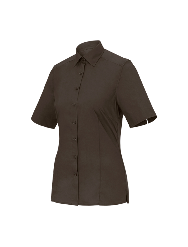 Shirts, Pullover & more: Business blouse e.s.comfort, short sleeved + chestnut 2