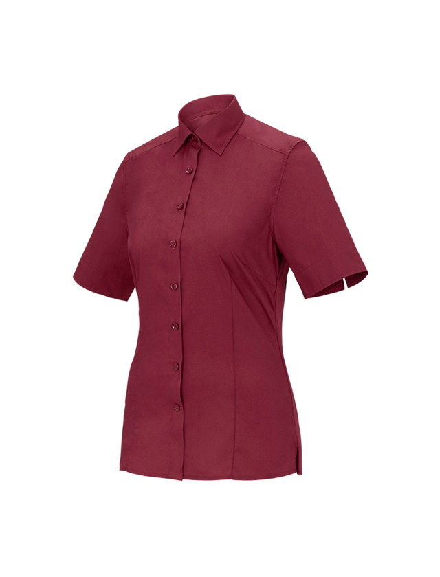 Shirts, Pullover & more: Business blouse e.s.comfort, short sleeved + ruby