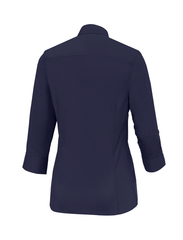 Shirts, Pullover & more: Business blouse e.s.comfort, 3/4-sleeve + navy 1