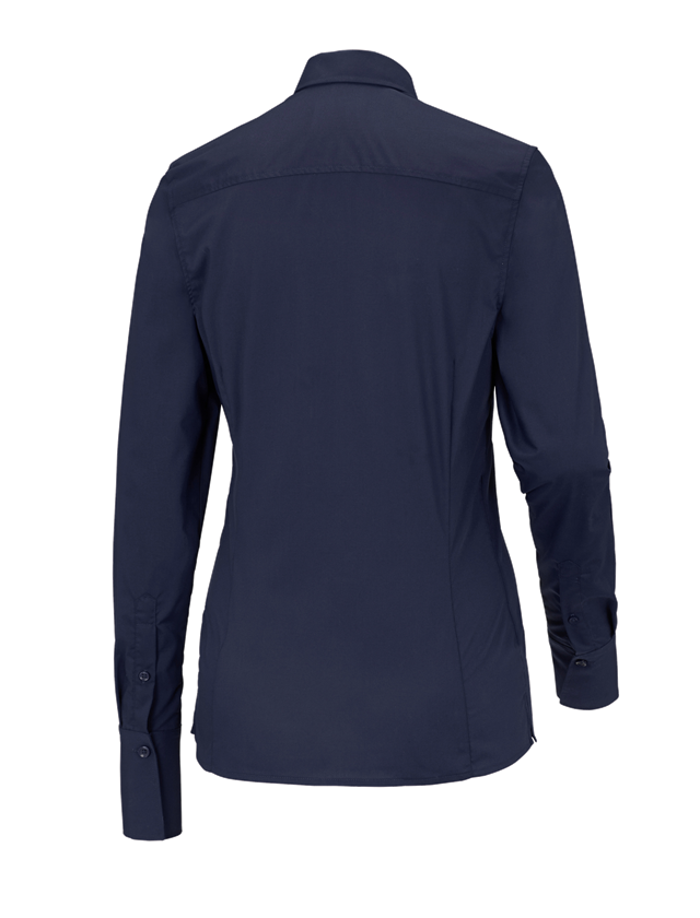 Shirts, Pullover & more: Business blouse e.s.comfort, long sleeved + navy 1
