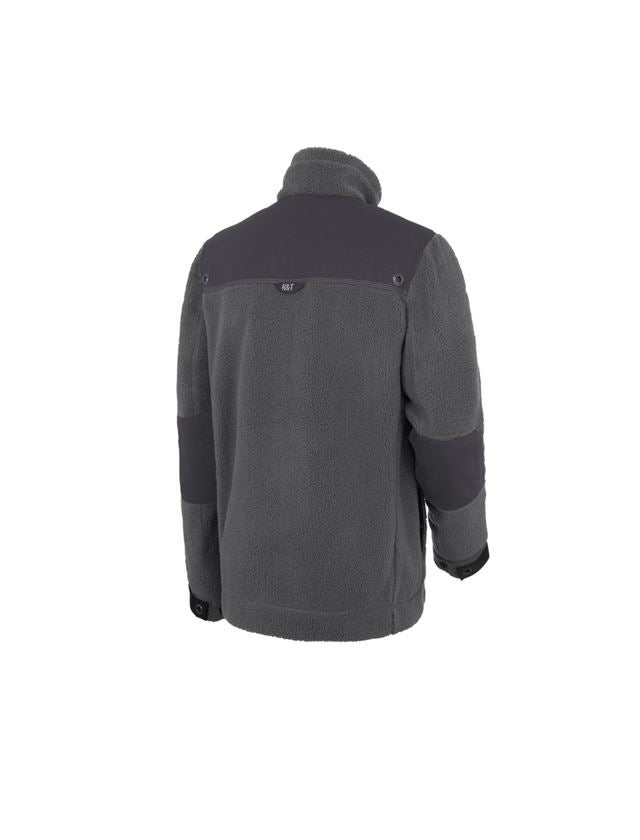 Work Jackets: Faux fur jacket e.s.roughtough  + titanium 3