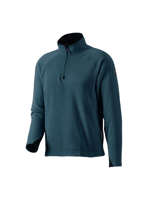 Shirts & Co.: Microfleece Troyer dryplexx® micro + seeblau 2