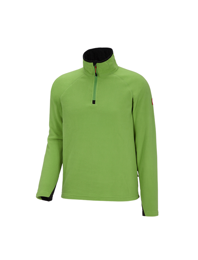 Shirts, Pullover & more: Microfleece troyer dryplexx® micro + sea green