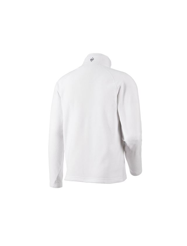 Shirts & Co.: Microfleece Troyer dryplexx® micro + weiß 1