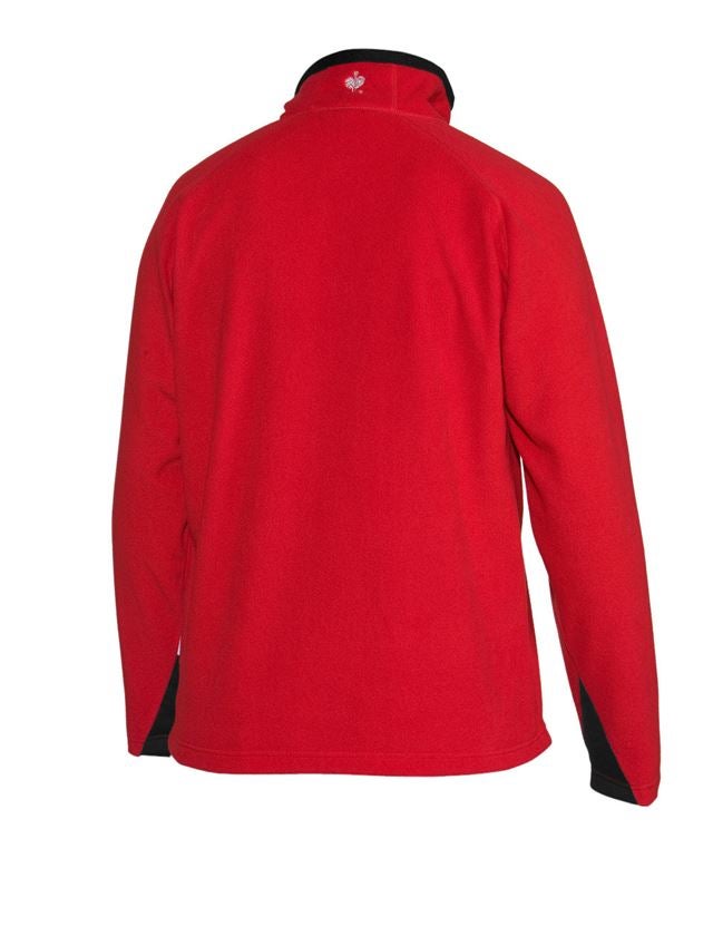 Shirts, Pullover & more: Microfleece troyer dryplexx® micro + red 3