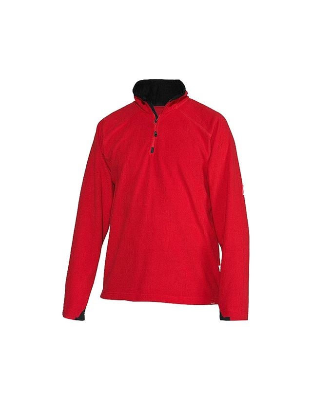 Shirts, Pullover & more: Microfleece troyer dryplexx® micro + red 2