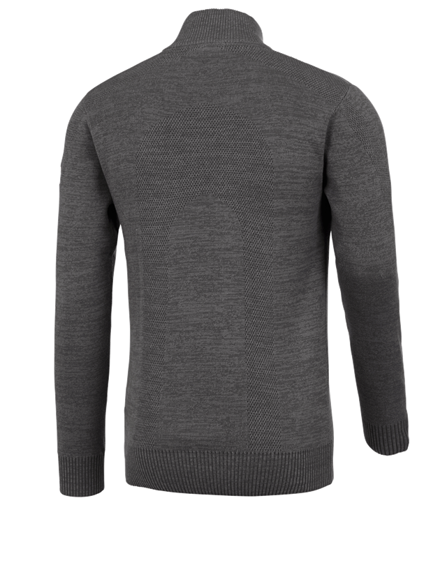 Shirts, Pullover & more: e.s. Knitted troyer + titanium melange 2