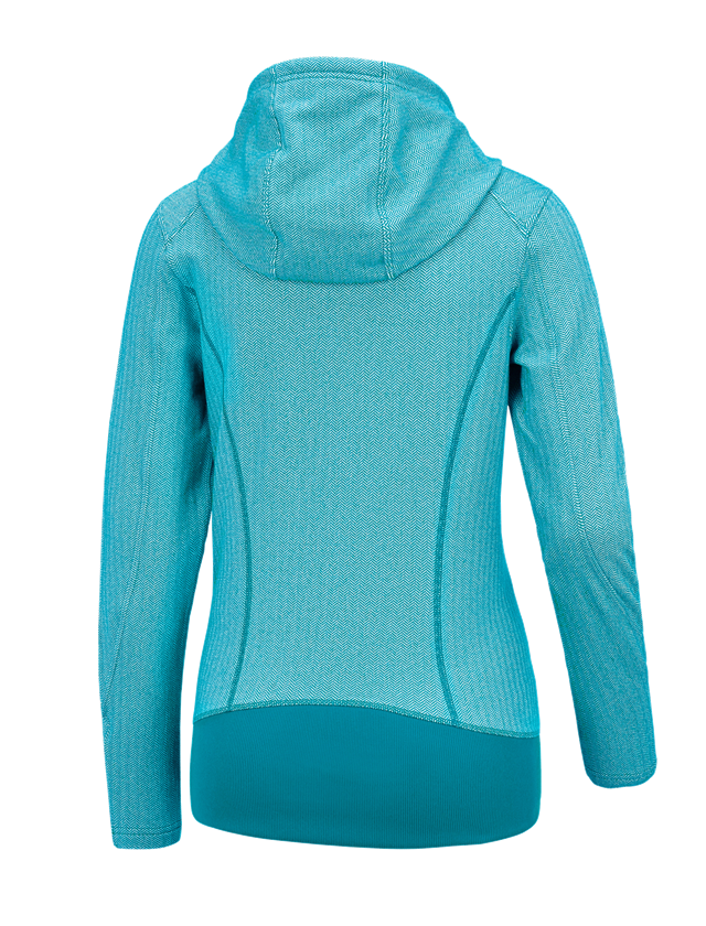 Shirts, Pullover & more: e.s. Functional hooded jacket herringbone, ladies' + ocean 2
