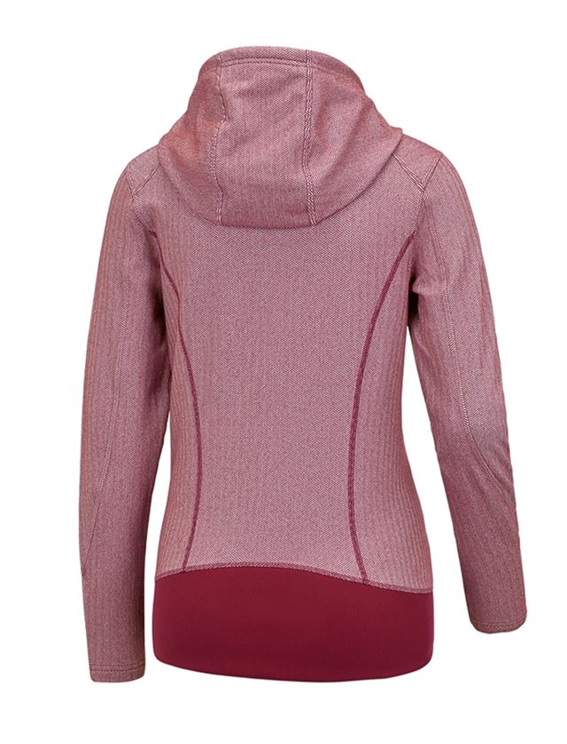 Shirts, Pullover & more: e.s. Functional hooded jacket herringbone, ladies' + ruby 3