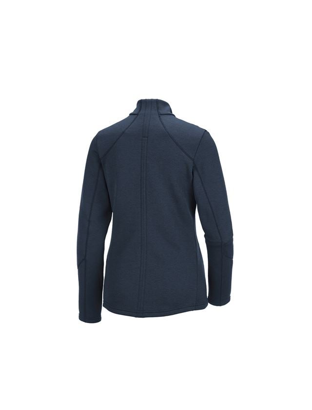Work Jackets: e.s. Functional sweat jacket melange, ladies' + pacific melange 1