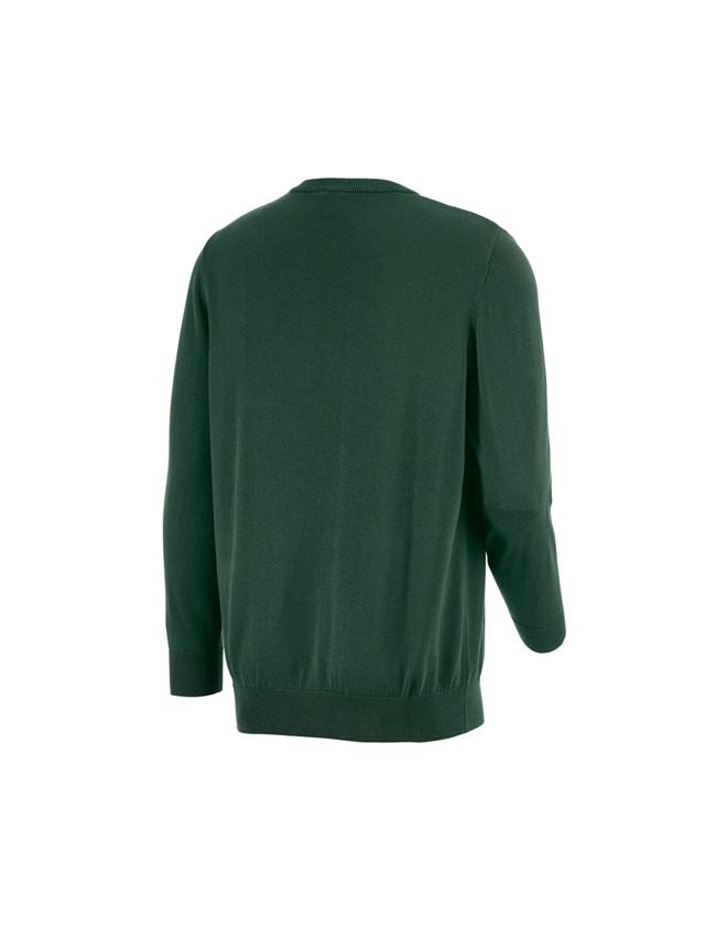 Joiners / Carpenters: e.s. Knitted pullover, round neck + green 1