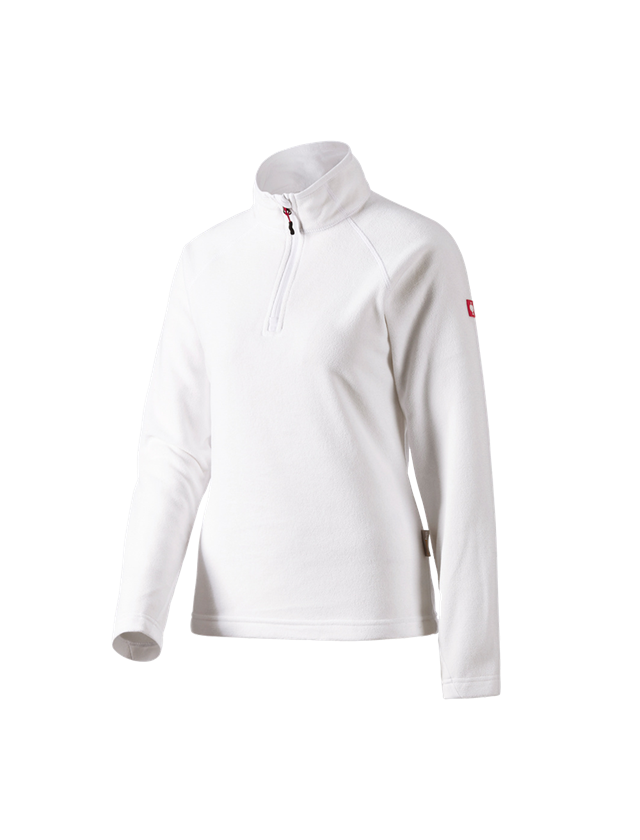 Shirts, Pullover & more: Ladies' Microfleece troyer dryplexx® micro + white