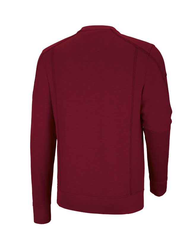 Menuisiers: Sweatshirt cotton slub e.s.roughtough + rubis 3