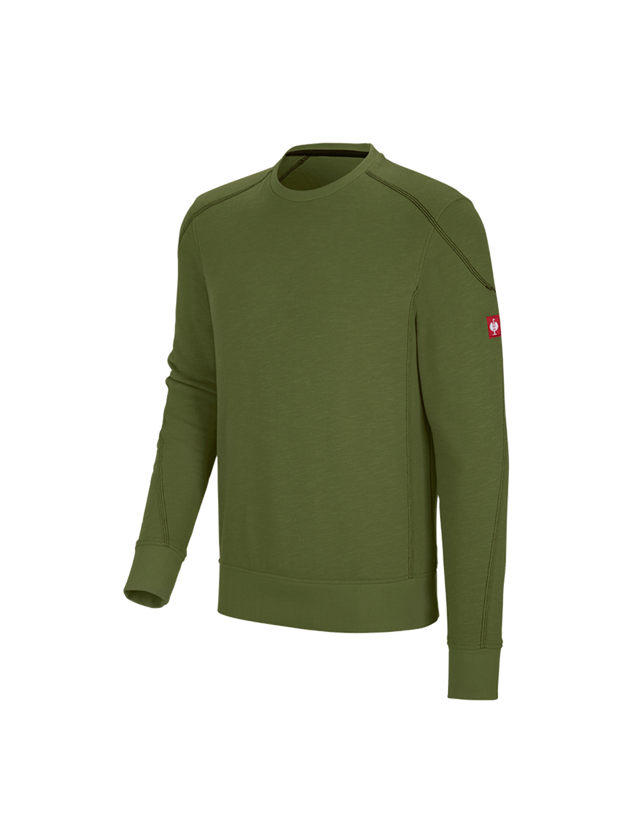 Shirts, Pullover & more: Sweatshirt cotton slub e.s.roughtough + forest