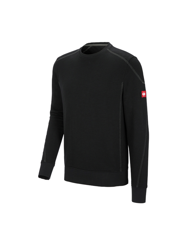 Shirts, Pullover & more: Sweatshirt cotton slub e.s.roughtough + black 4