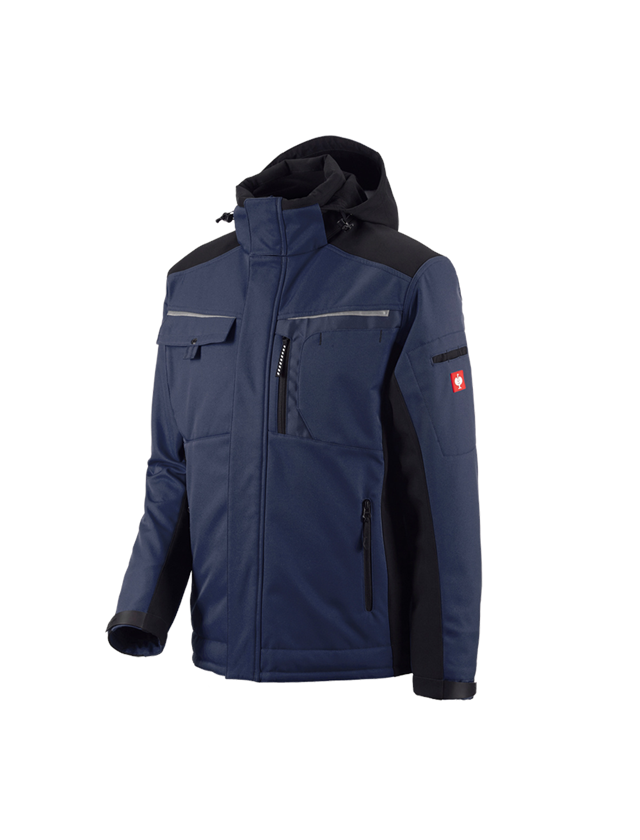 Work Jackets: Softshell jacket e.s.motion + navy/black 2