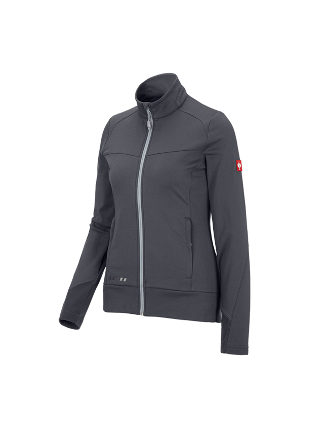 Work Jackets: FIBERTWIN®clima-pro jacket e.s.motion 2020,ladies' + anthracite/platinum 2
