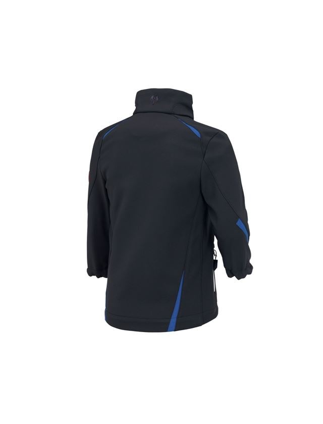 Jackets: Softshell jacket e.s.motion 2020, children's + graphite/gentian blue 2