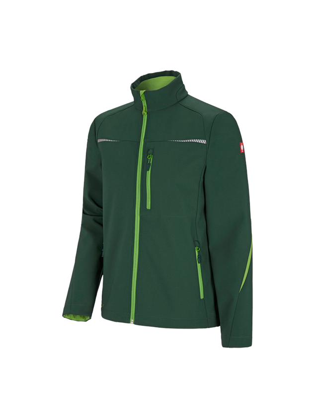 Work Jackets: Softshell jacket e.s.motion 2020 + green/sea green 1